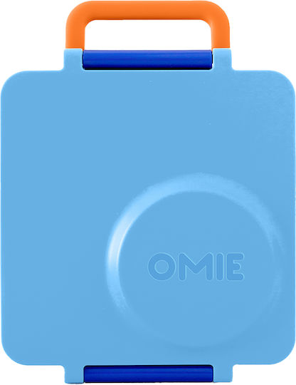 Omie Omiebox Детска Кутия За Храна От Силикон 1.35 Литра Изотермична Син Небе 21.5 x 19 x 6 см