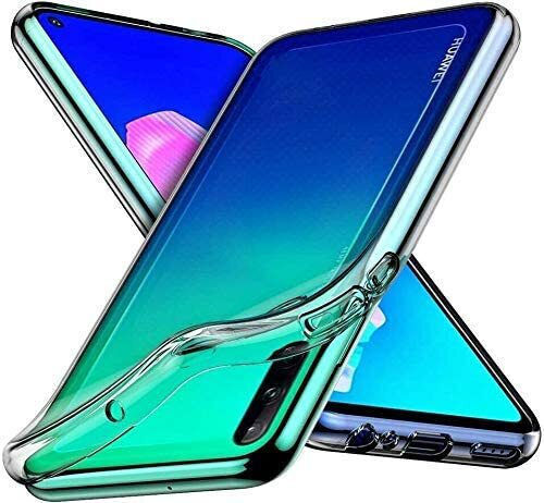 Slim Fit Liquid Umschlag Rückseite Silikon Transparent (Huawei P40 Lite E)