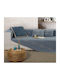 Nef-Nef Two-Seater Sofa Throw Figerald 180x250cm. Blue 035319