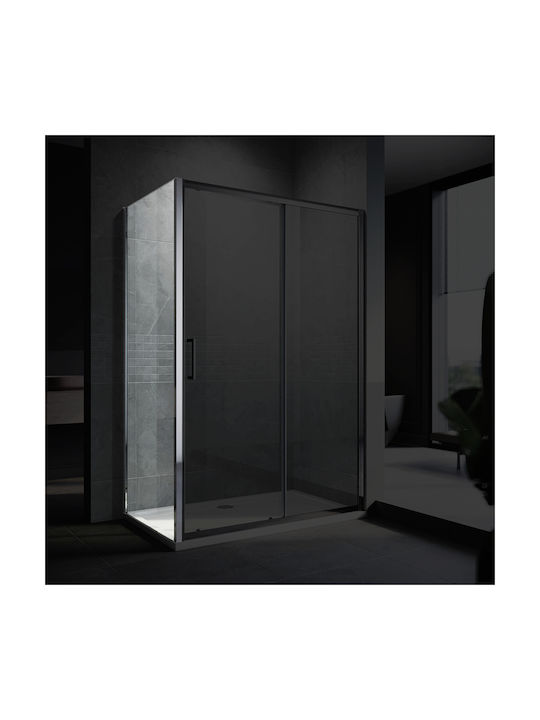 Aquarelle Oia Panel Σταθερό Πλαϊνό Ντουζιέρας 90x180cm Clear Glass