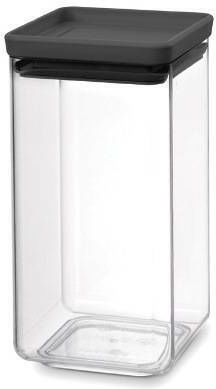 Brabantia General Use Vase with Plastic Lid Black 1600ml