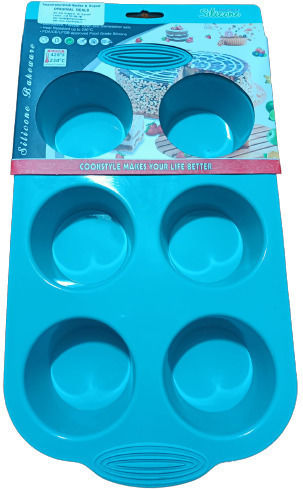 Formă de Patiserie pentru Cupcakes/Muffins din Silicon 30x18x4buc 1buc