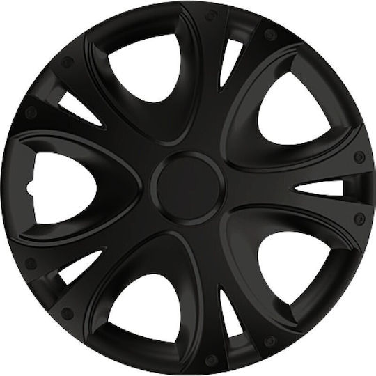 Wheel Covers Dynamic Bl 4pcs - Black - 14''