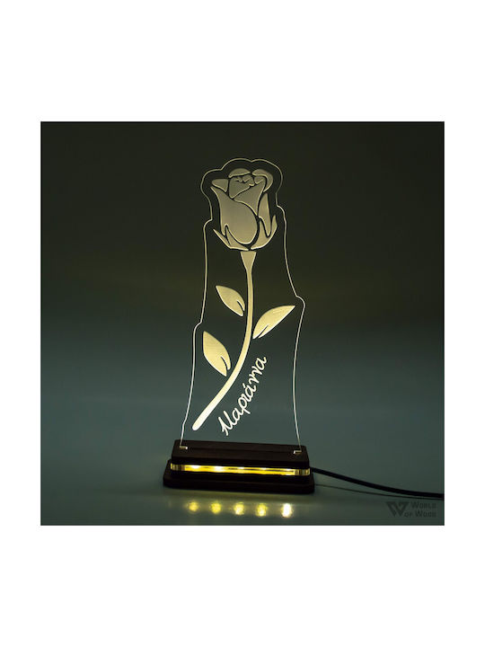 World Of Wood - Led-Leuchte "Rose" W00892