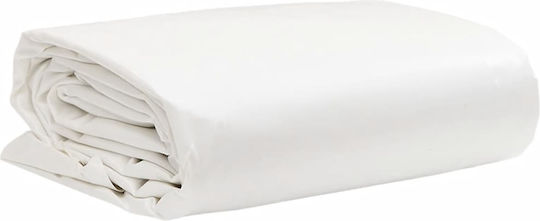 vidaXL Impermeabil Prelată 600gr/m² 8x6m. Heavy Duty Alb