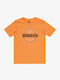 Kinder-T-Shirt Tangerine Circle Up