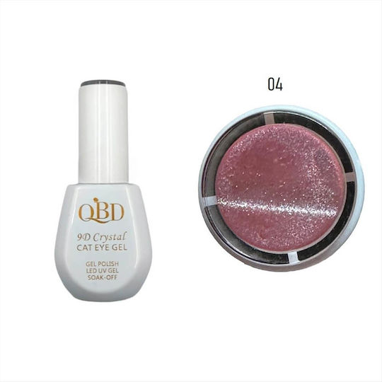 QBD Ημιμόνιμο Βερνίκι Νυχιών 004 Cat Eye 15ml