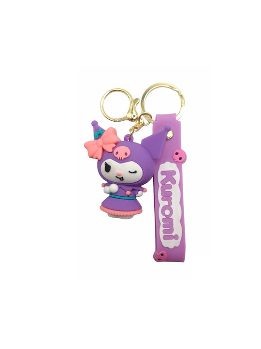 Keyring Kuromi Purple