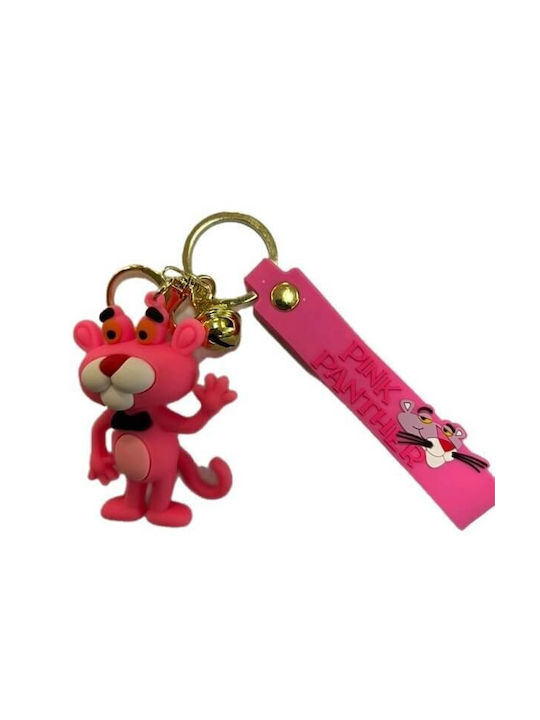 3d Μπρελόκ Σιλικόνης Pink Panther 8 Εκ.