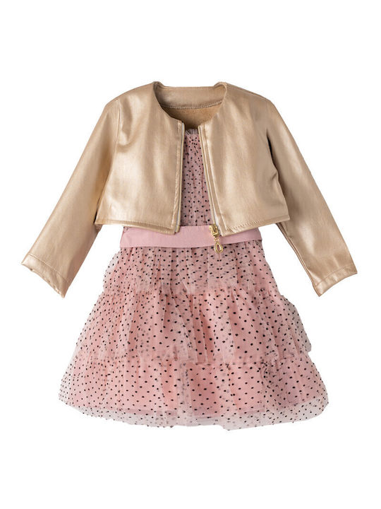 Evita Kids Dress Pink