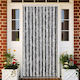 vidaXL Fabric Door Curtain Gray 100x220cm 377330