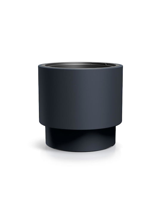 Next Heos Plastic Flower Pot Anthracite 46.8x46.8x44 cm
