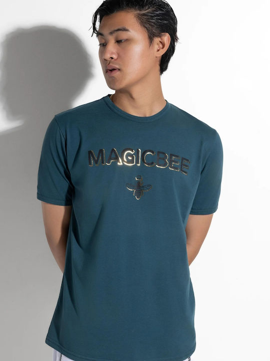 Magic Bee Men's T-shirt Petrol Blue