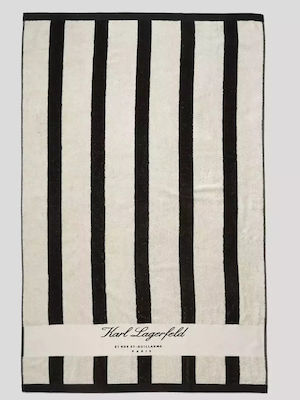 Karl Lagerfeld Beach Towel Cotton Black