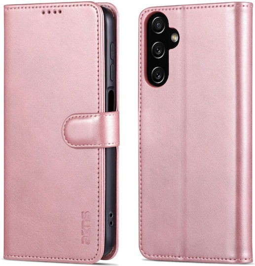 Umschlag Rückseite Leder Magnetisch Rose Gold (Galaxy A05S)