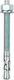 Metallischer Auswerferanker (Stecker) mit Tülle Din9362 - 16x180 - Din936216180