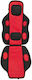 4cars Seat Covers 1pcs - Red