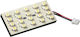 24v Hyper-led - Lampă Pcb 20 Smd - 35x50 Mm - 1 buc - D/blister - Albastru