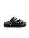 Buffalo Women's Flat Sandals in Black Color