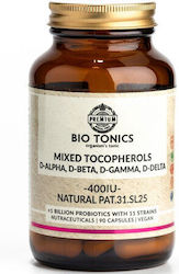 Bio Tonics Mixed Tocopherols Βιταμίνη 400iu 90 φυτικές κάψουλες