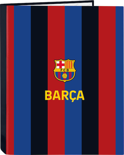 F.C. Barcelona Ντοσιέ cu 4 Inele pentru Hârtie A4 Burgundy F.c Barcelona 1buc