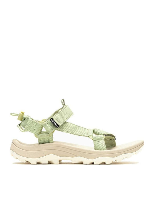 Merrell Γυναικεία Σανδάλια Πράσινα