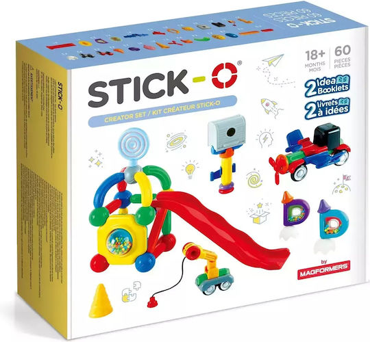 Magformers Μαγνητικό Παιχνίδι Κατασκευών Stick-o για Παιδιά 1.5+ Ετών