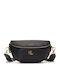 Women's Leather Bum Bag Black