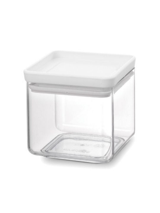 Brabantia Vase General Use with Lid Plastic White 700ml