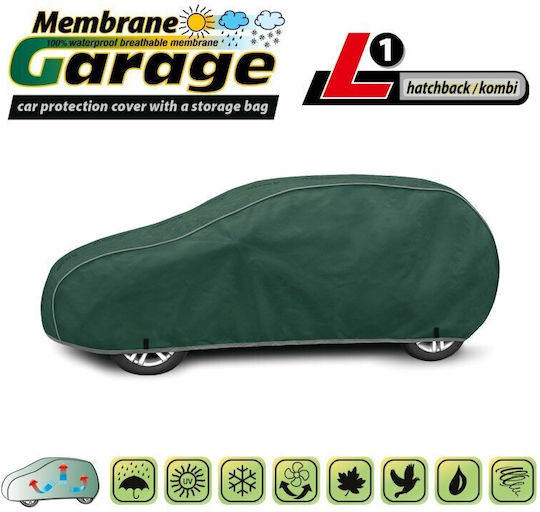 Membrane Garage Full Car Cover Completely Waterproof And Breathable - L1 - Hatchback/kombi