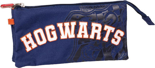 Triple Cassette Harry Potter Howarts 22,5 X 2 X 11,5 Cm Dark Blue