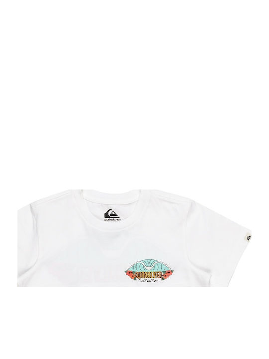 Tricou pentru copii White Tropical Fade