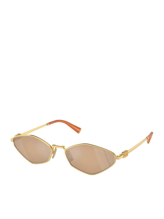 Miu Miu Γυναικεία Γυαλιά Ηλίου με Χρυσό Μεταλλικό Σκελετό και