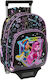Ghiozdan Școlar Cu Roți Monster High Negru 28 X 34 X 10 Cm