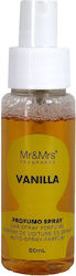 Mr & Mrs Fragrance Car Air Freshener Spray Vanilla 50ml