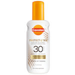 Carroten Protect & Tan Wasserfest Sonnenschutz Creme Für Gesicht und Körper SPF30 in Spray 200ml
