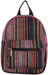 Backpack Ethnic Backpack Bordeaux