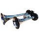 Claxon electropneumatic cu 2 claxoane cromate 12/24v - 29cm