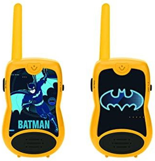 Lexibook Tw12bat Batman Walkie-Talkies Belt Clip For Transport Battery Black/Yellow