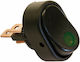 Led' Switch 12v 30a Green Led