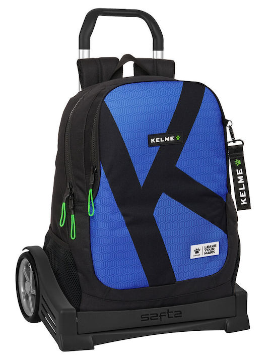 Geantă școlară cu roți Kelme Royal Blue Black 32 X 44 X 16 Cm