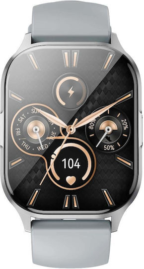 XO J10 Smartwatch with Heart Rate Monitor (Gray)