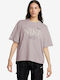 Nsw Classic Boxy Tshirt Γυναικείο Αθλητικό T-shirt Λιλά