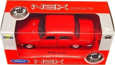 Wartburg 353 1:34 Red Welly