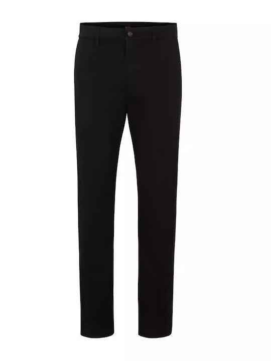 Boss Pantaloni Chino Elastic Negru