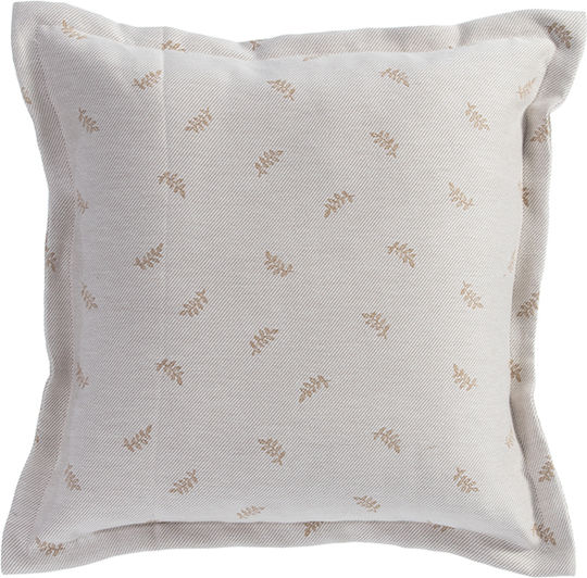 Nef-Nef Homeware Sofa Cushion Amaranta Velvet Beige 50x50cm