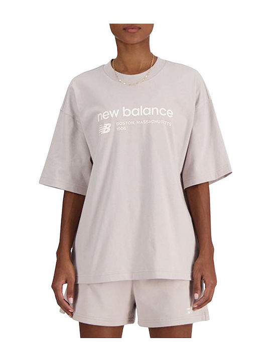 New Balance Γυναικείο T-shirt Καφέ