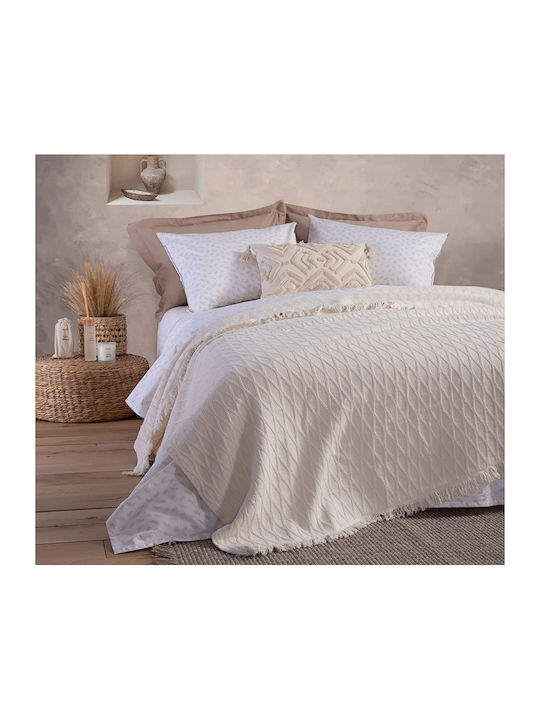 Nef-Nef Homeware Outlast Blanket Queen 230x240cm. 035183 Ecru