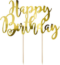 PartyDeco Happy Birthday Decoration for Cake