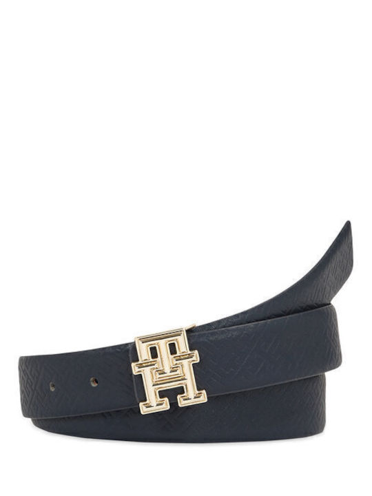 Tommy Hilfiger Curea Dama Din Piele Albastru Marin